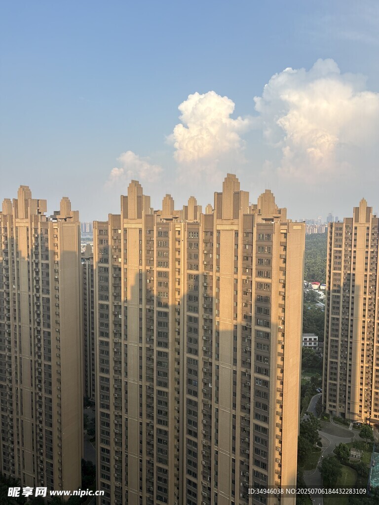 城市高樓林立景觀