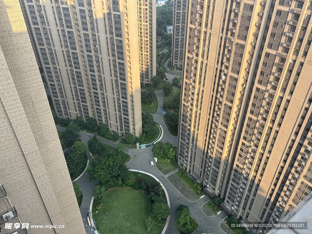 高層住宅區(qū)景觀