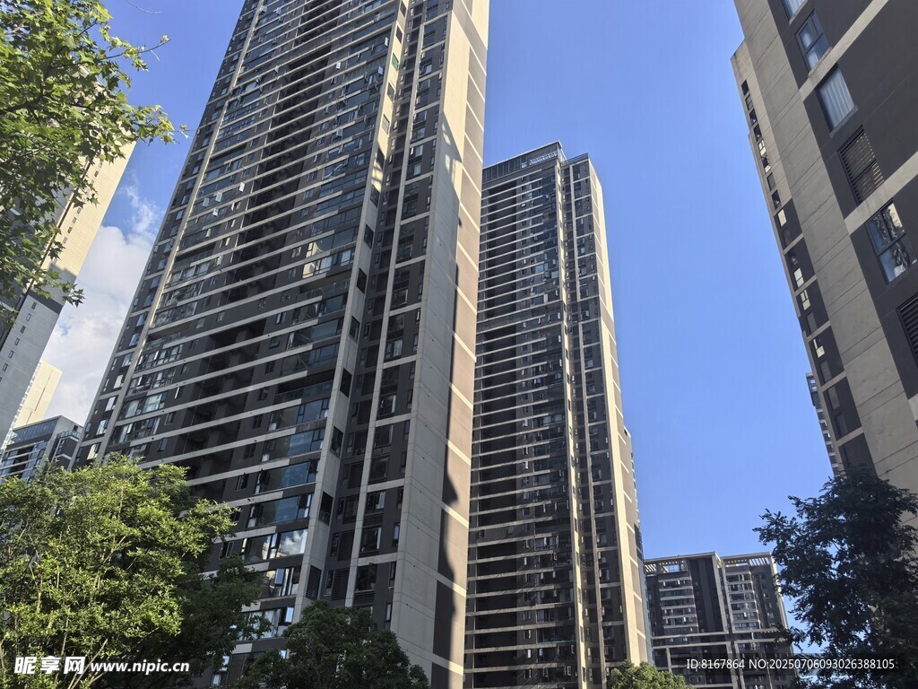高層住宅樓景觀