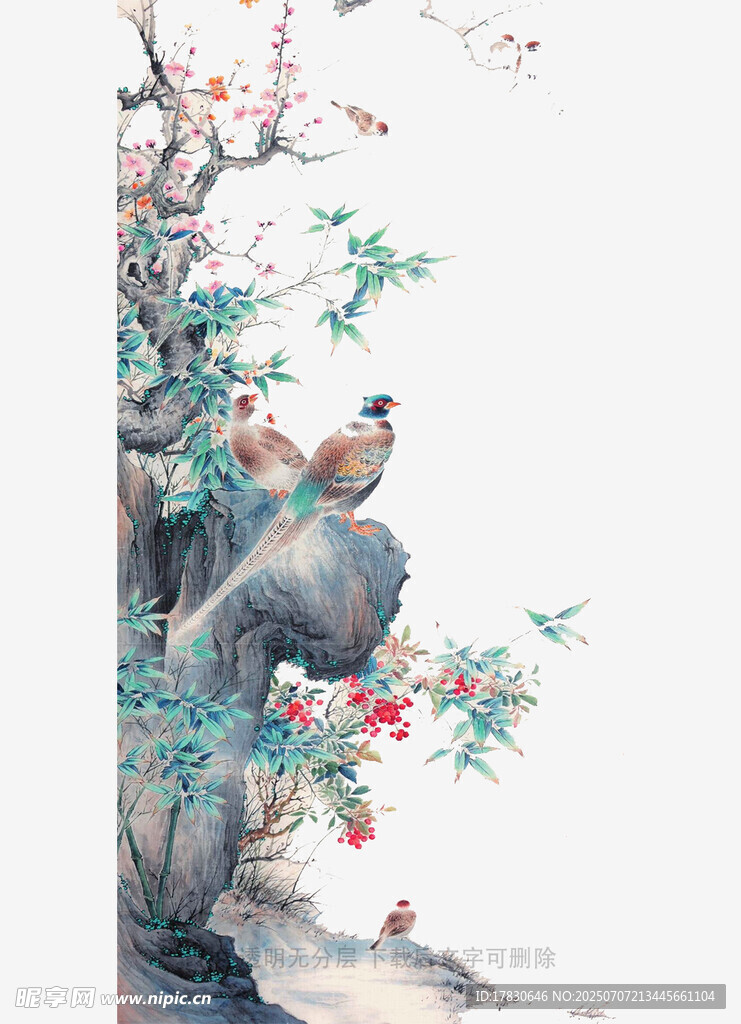 花鳥相依圖