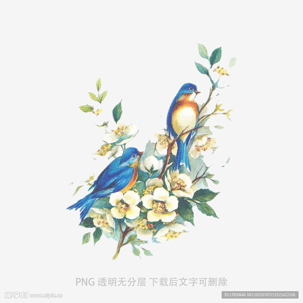 花鳥相依圖