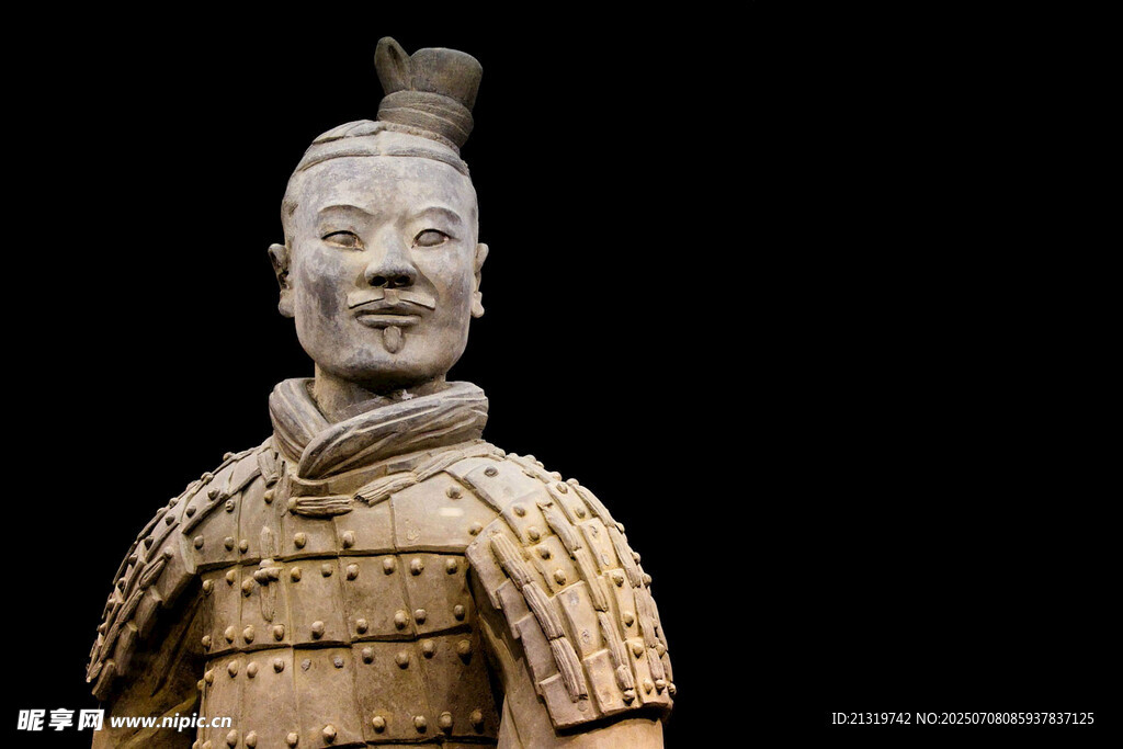 秦代兵馬俑特寫