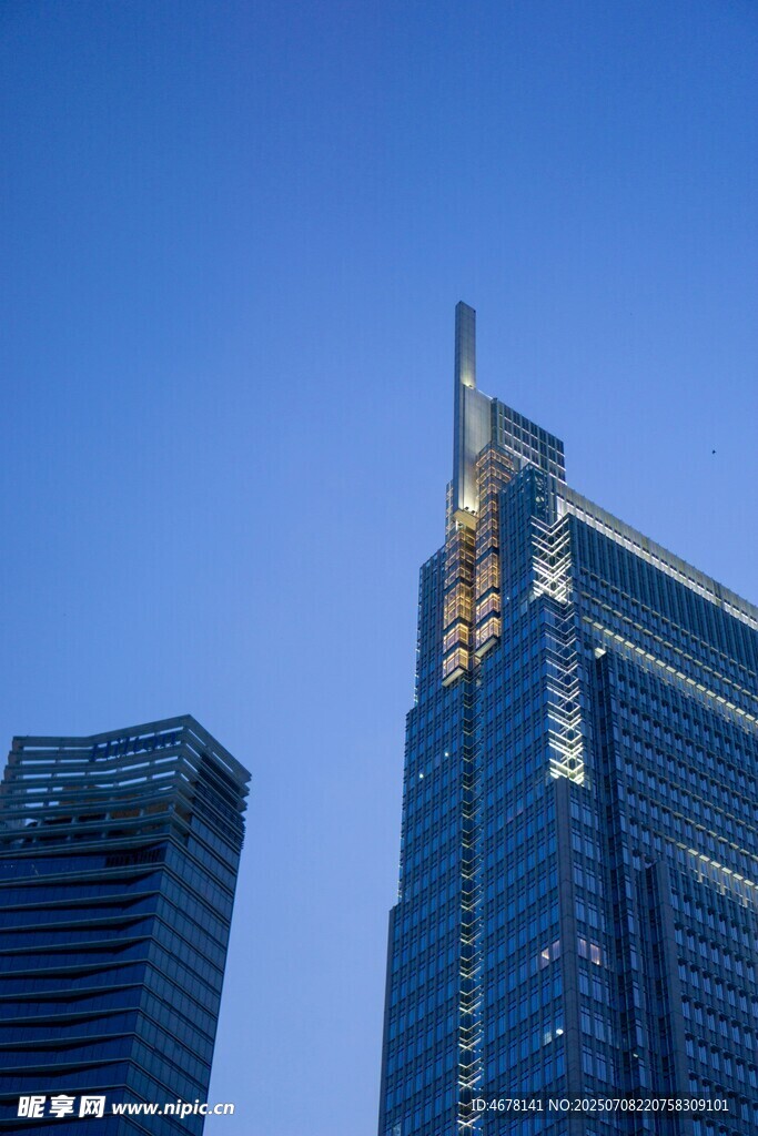 都市摩天大樓景觀