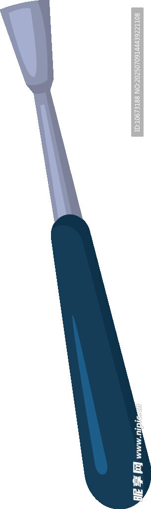 藍(lán)色手柄金屬鏟刀