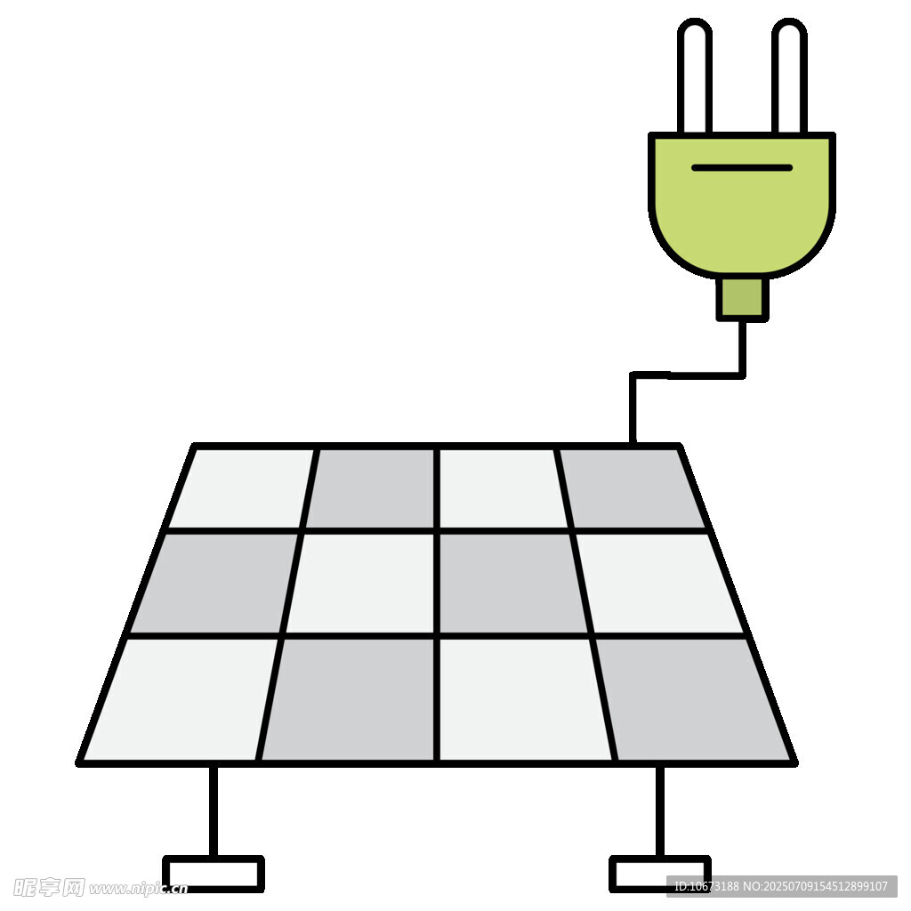 太陽能板連接插頭示意圖