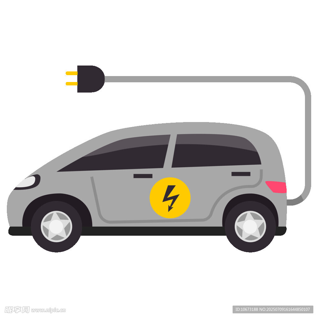 電動汽車充電中