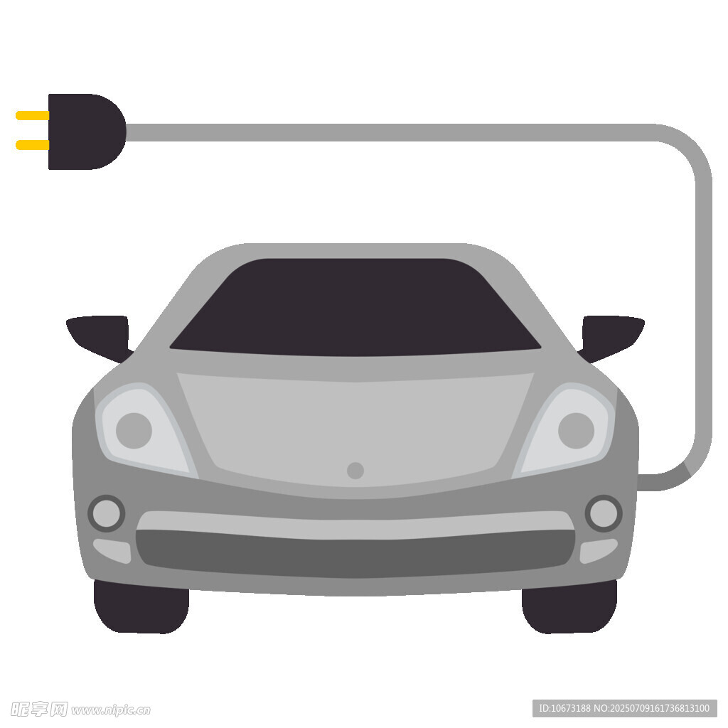電動(dòng)汽車充電圖示
