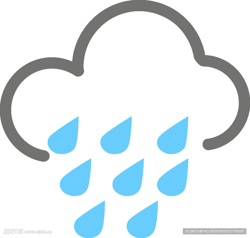 雨云圖標