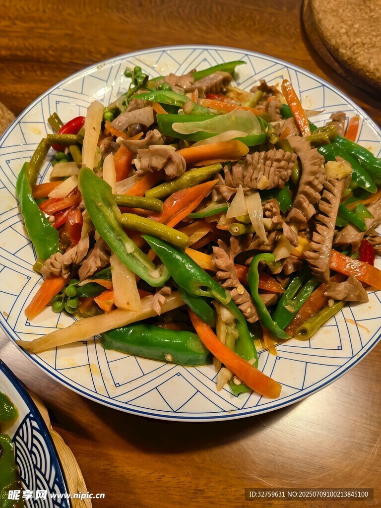 彩椒炒牛肉絲