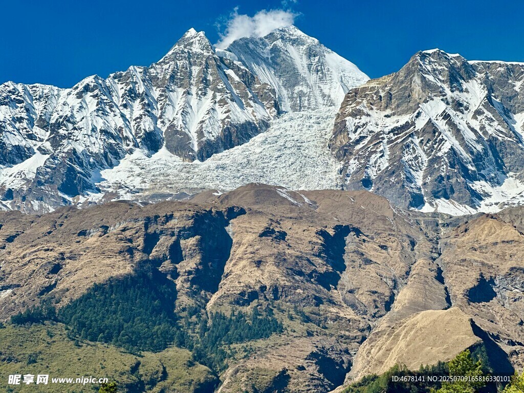 壯麗雪山景觀
