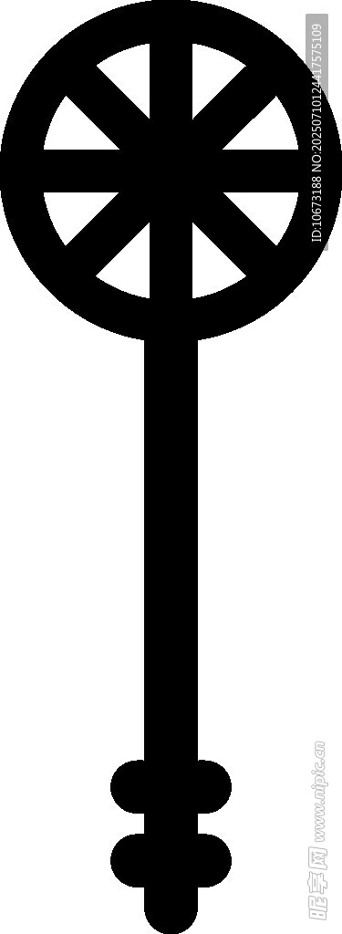 復(fù)古風(fēng)格神秘鑰匙圖標(biāo)