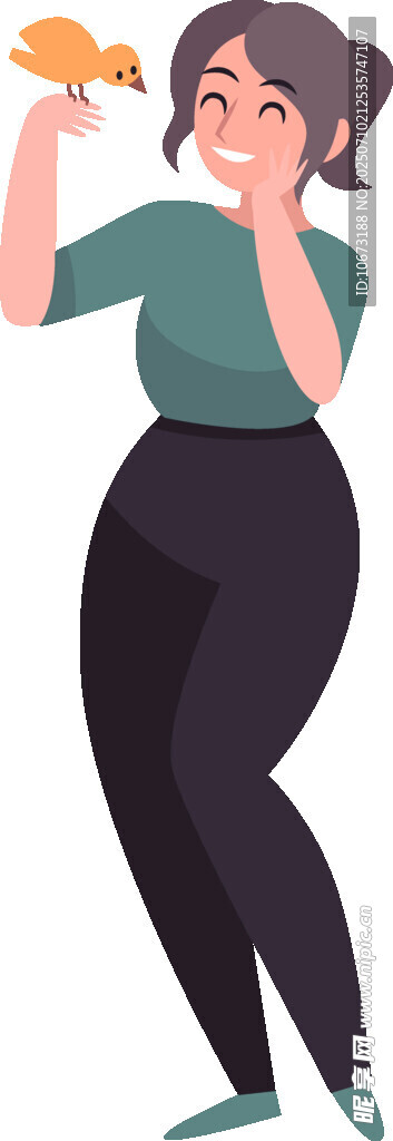 女子開心吃炸雞
