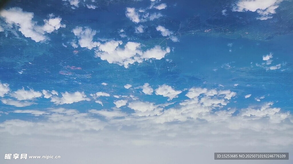 藍(lán)天白云美景