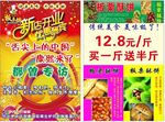 板栗餅宣傳單頁