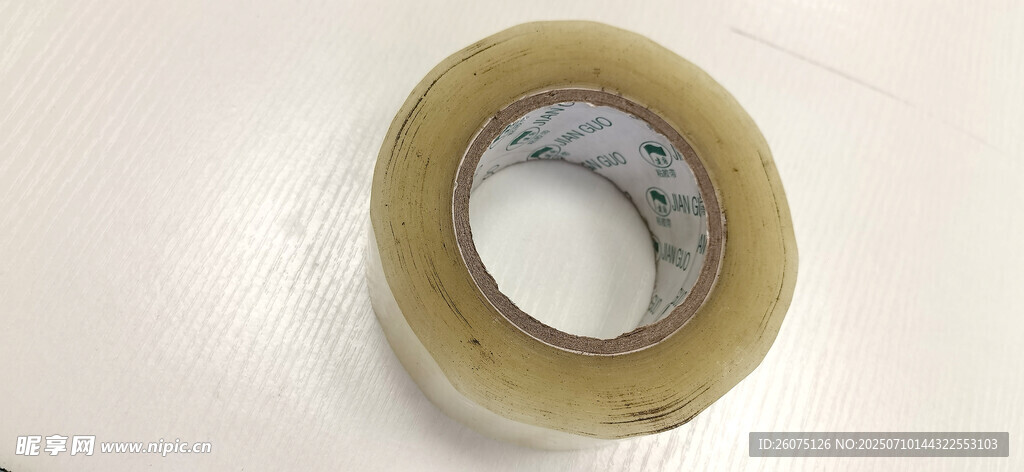 透明膠帶特寫