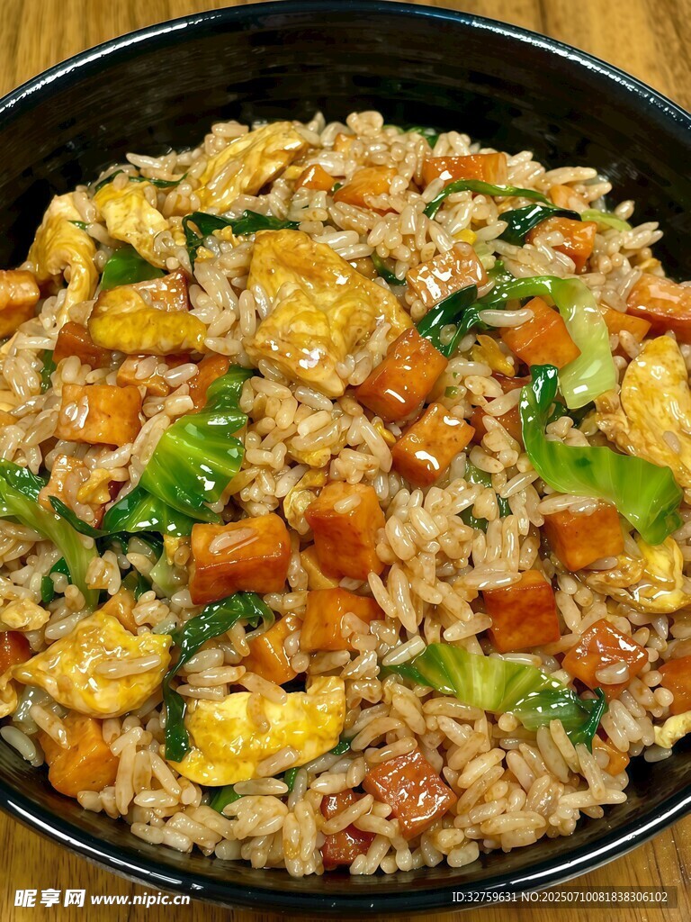 美味蔬菜蛋炒飯