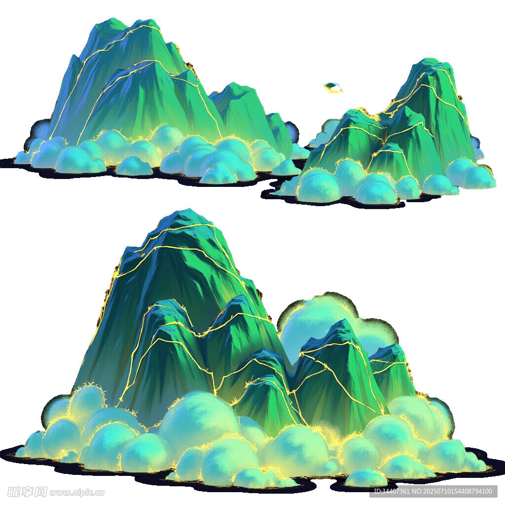 夢(mèng)幻青綠山水景觀