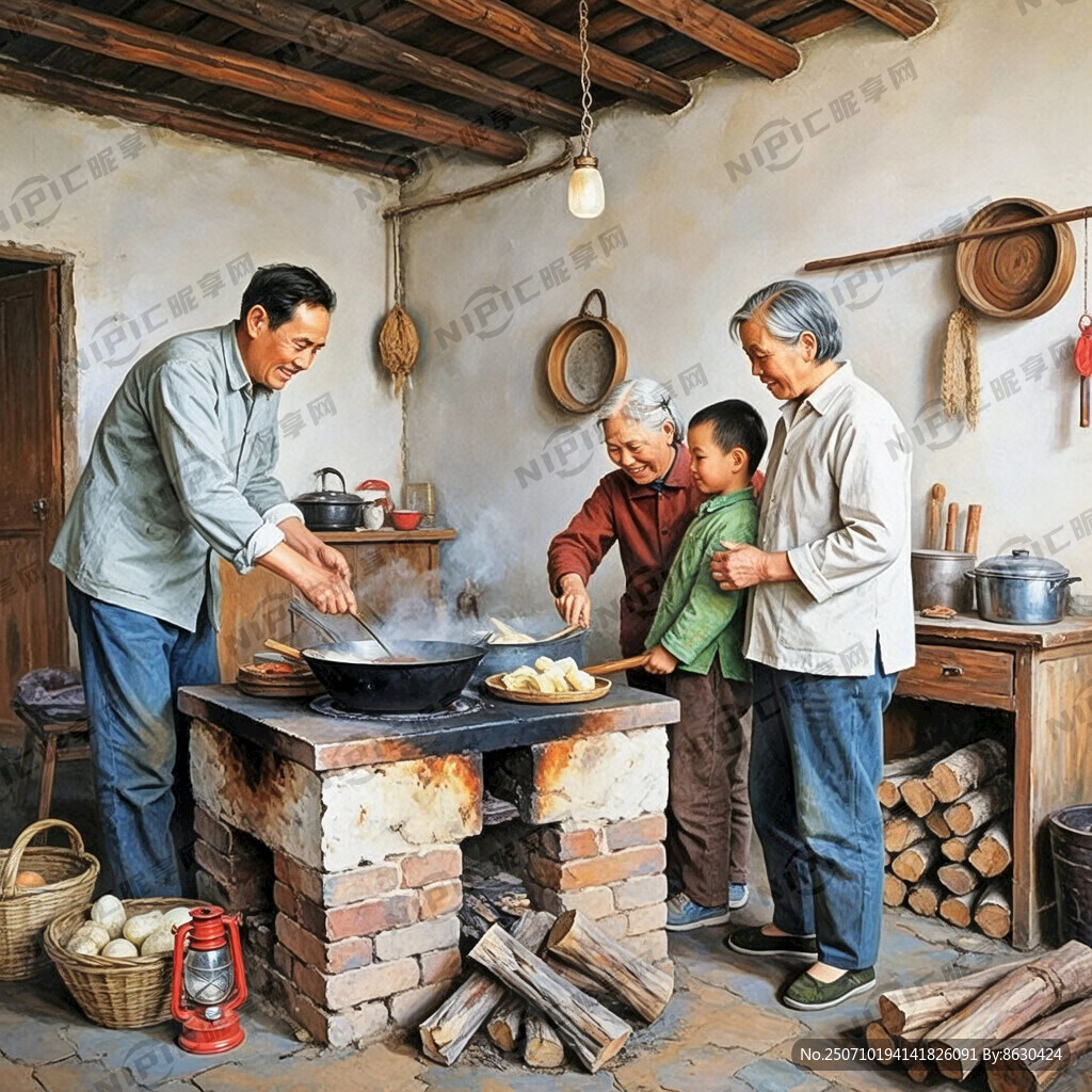 60年代父親母親 有土鍋臺
