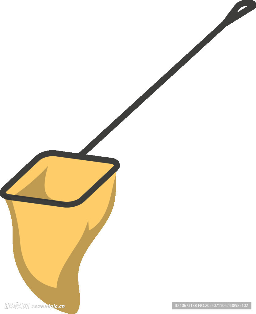 黃色捕蟲(chóng)網(wǎng)插畫(huà)