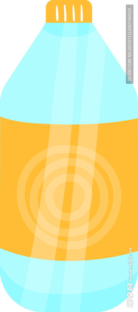 藍(lán)色塑料飲料瓶圖標(biāo)