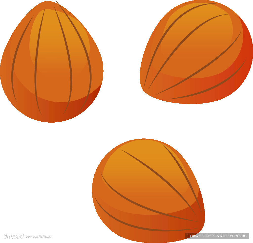 三顆杏仁插畫(huà)