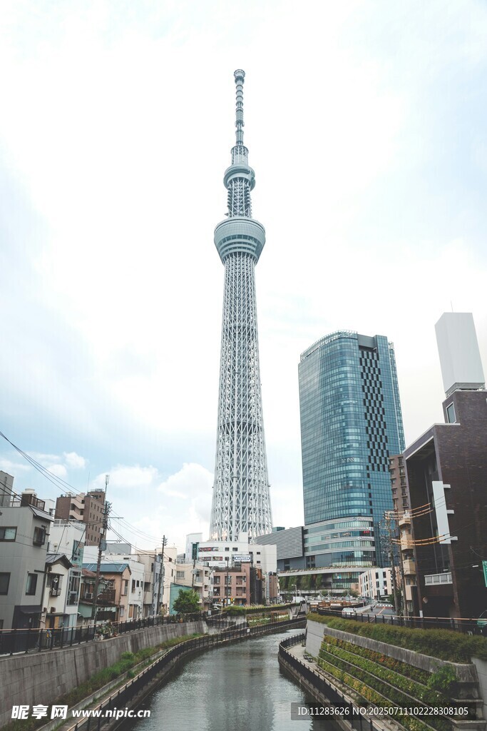 東京晴空塔下的城市景致