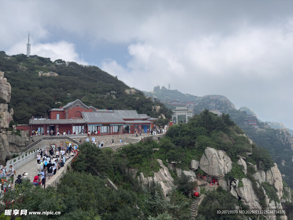 泰山山頂古建筑