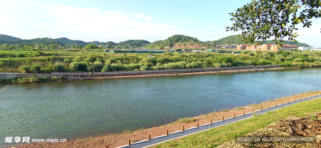 田園河畔風(fēng)光