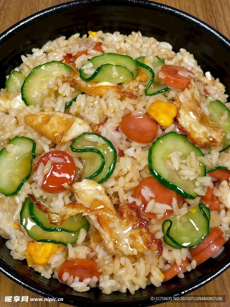 美味蔬菜炒飯