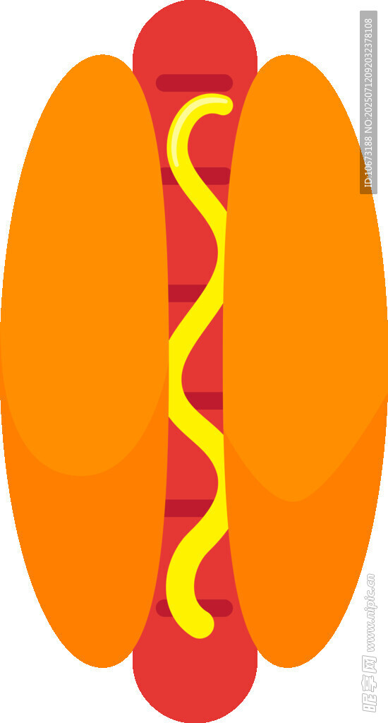 美味熱狗插畫(huà)