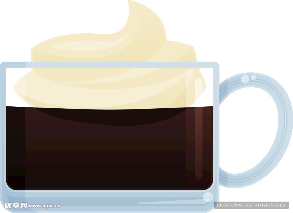 奶油咖啡杯