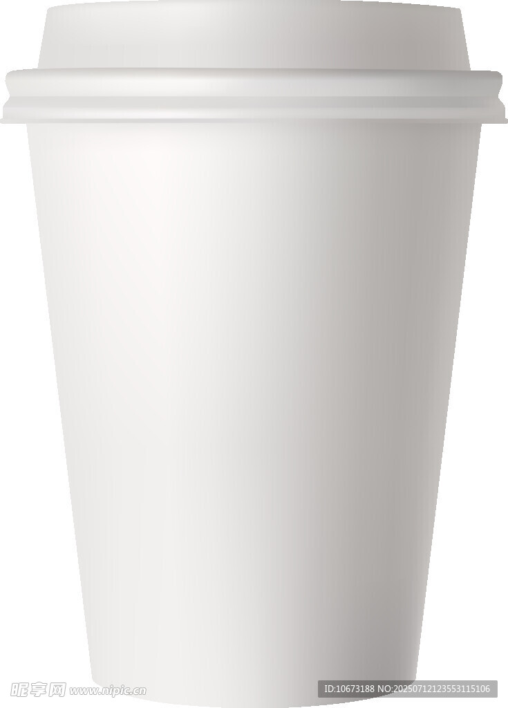 白色一次性帶蓋咖啡紙杯