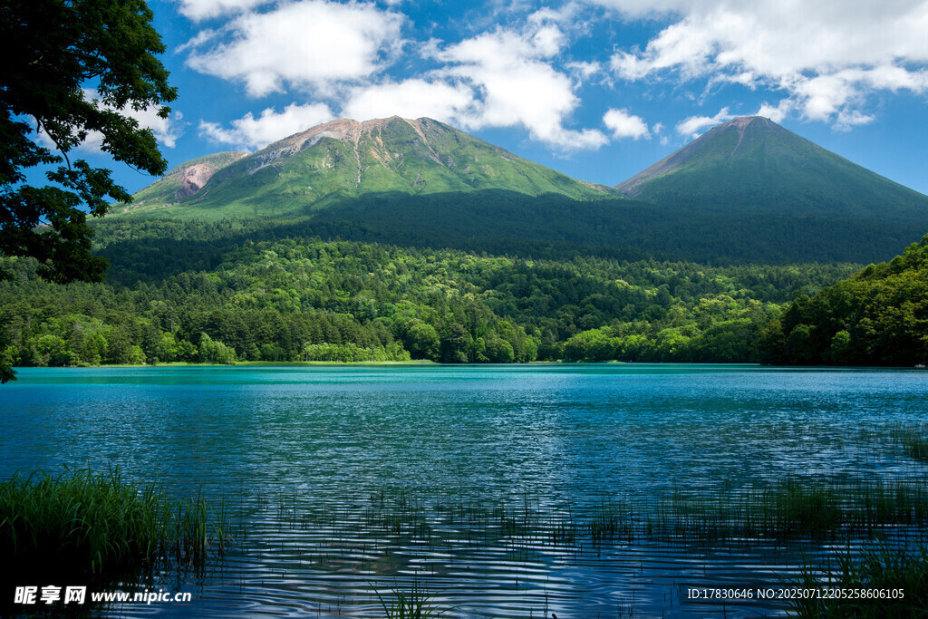 美麗湖山風光