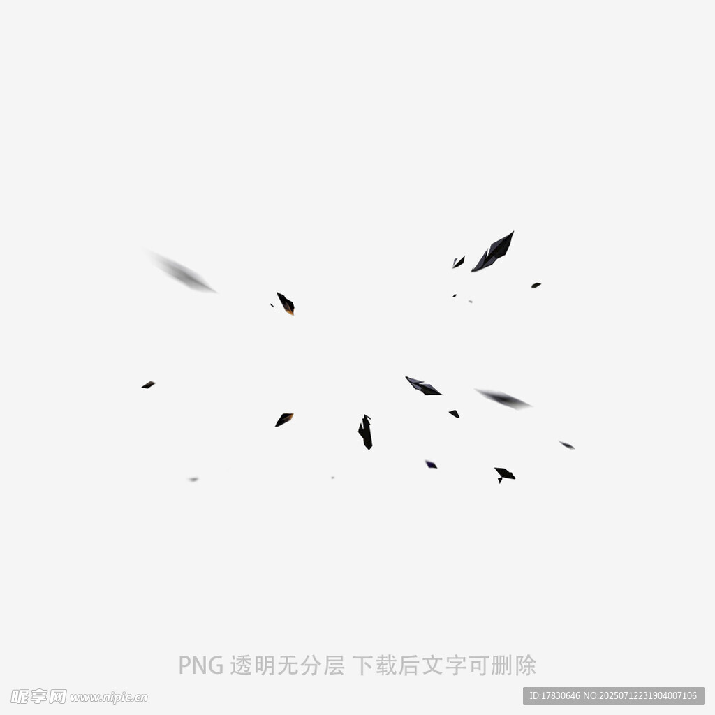 黑白飛散元素抽象背景圖