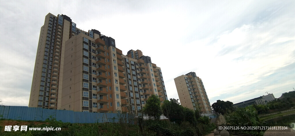 高層住宅樓群景觀