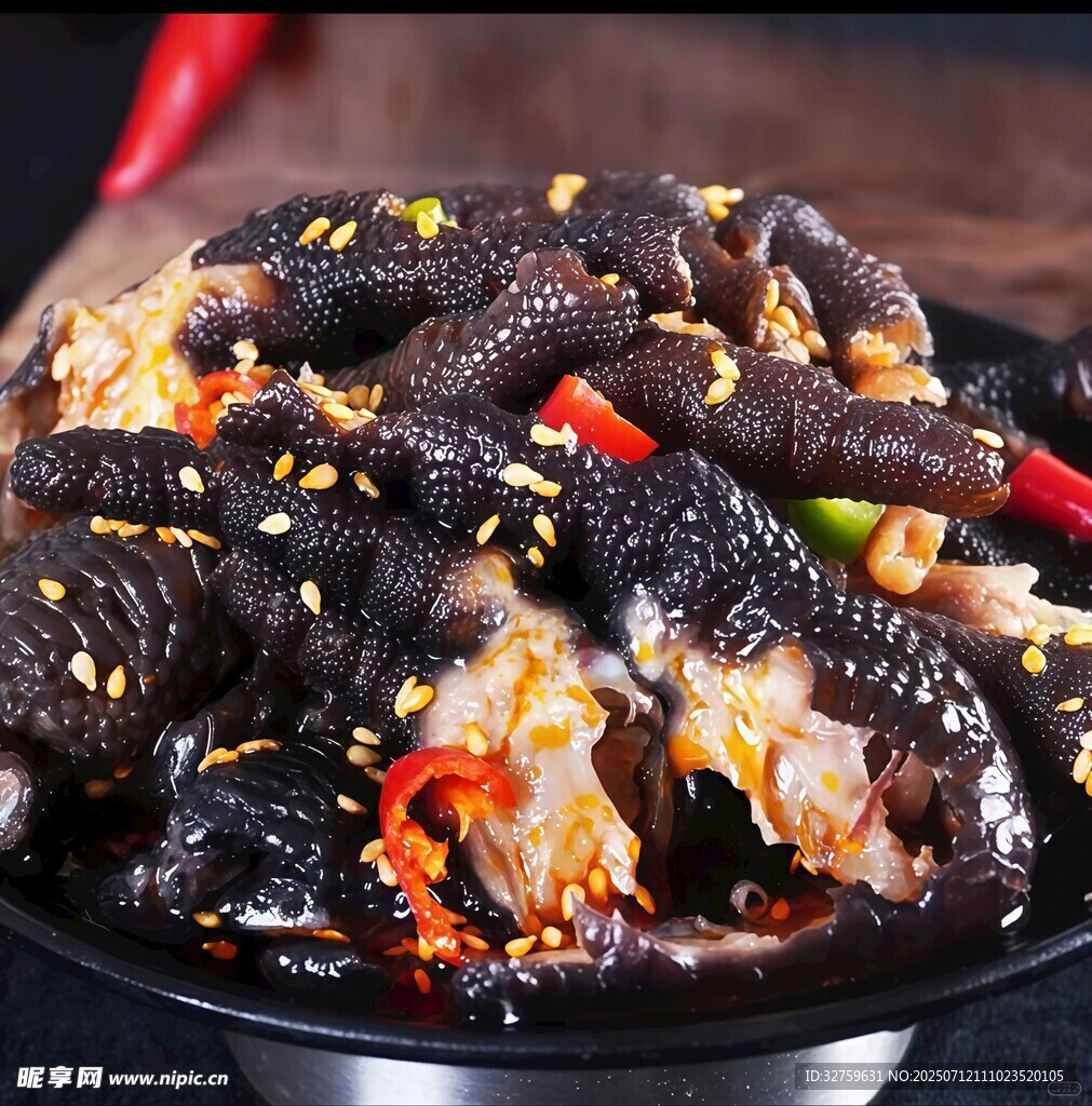 香辣美味無骨黑雞爪