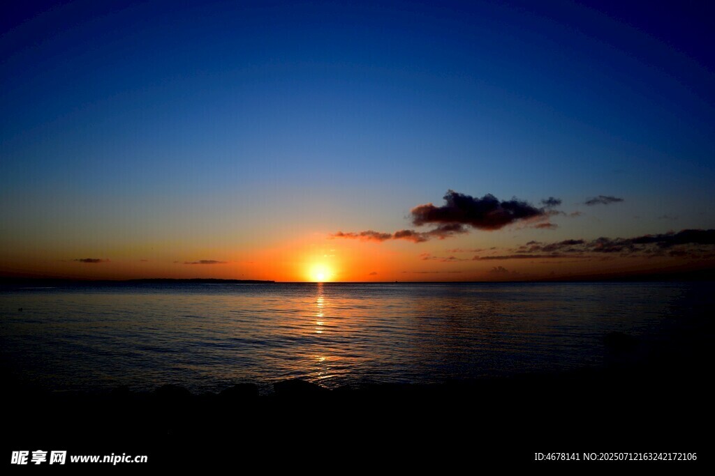 海上日落美景