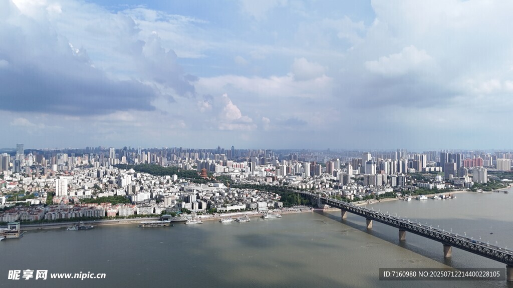 武漢長江大橋俯瞰美景