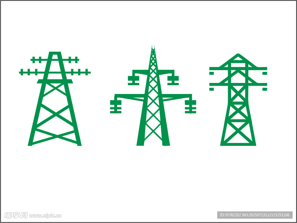高壓輸電塔圖標