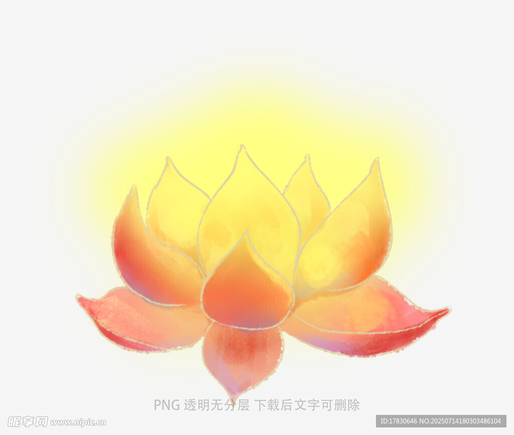 發(fā)光蓮花圖案
