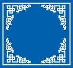 藏式邊框圖案