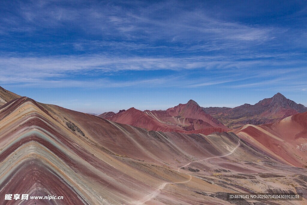 五彩斑斕的壯麗山地景觀