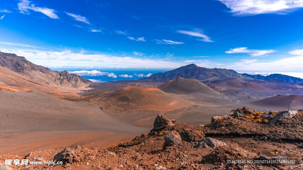 壯麗沙漠山脈景觀