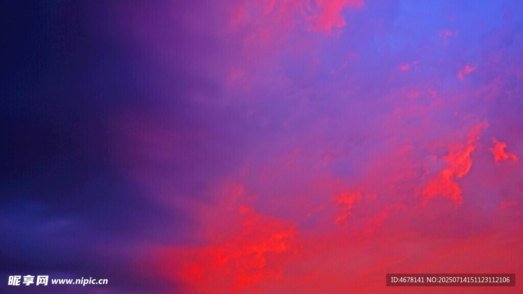 絢麗多彩的夢幻天空