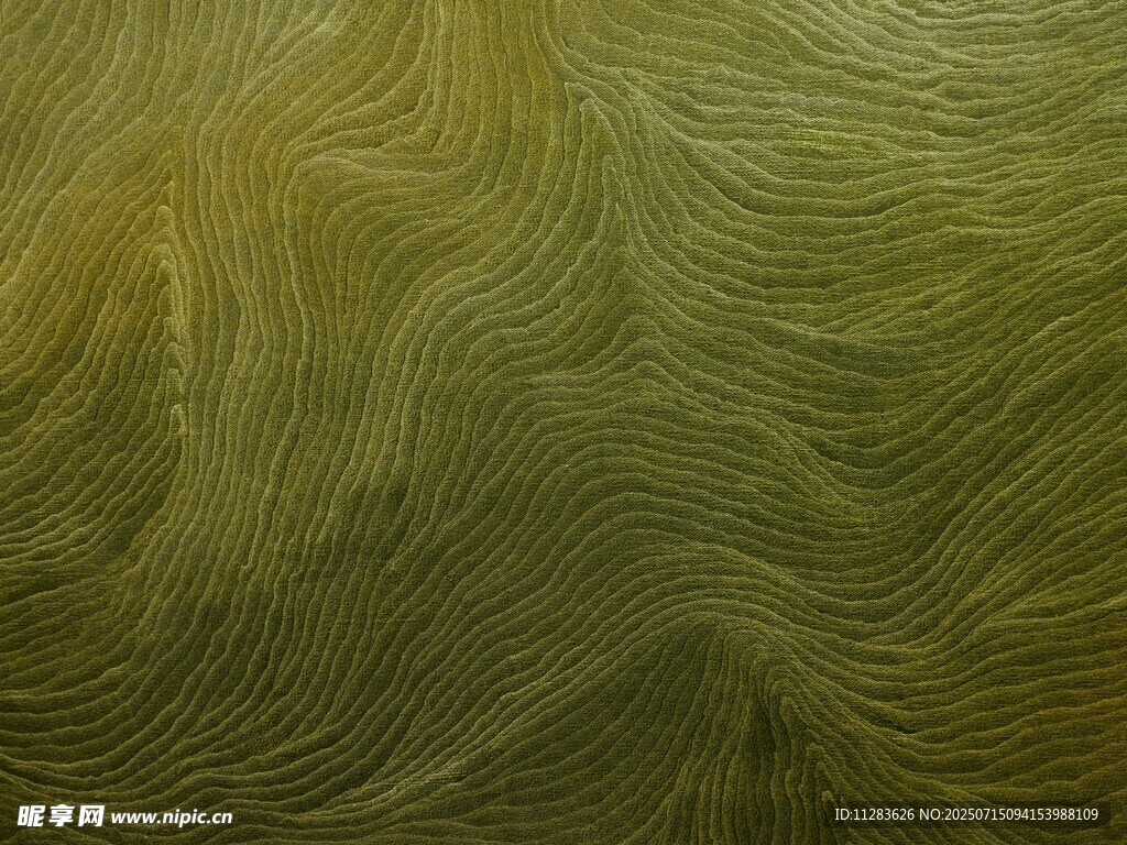 黃綠色絲狀紋理背景圖