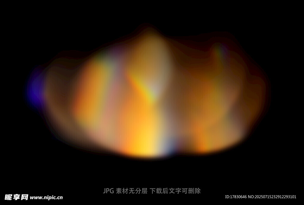 夢幻炫彩抽象光影圖案