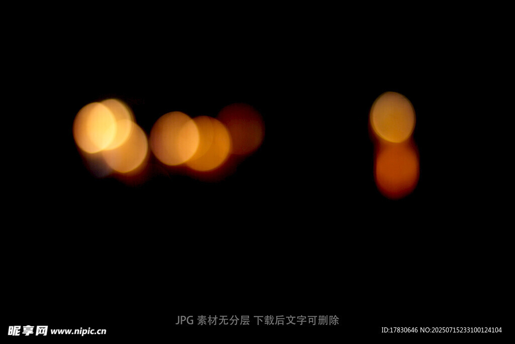 夜晚光斑夢(mèng)幻景象