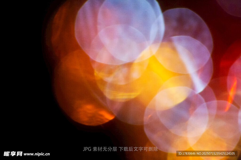 夢幻光斑抽象光影畫面