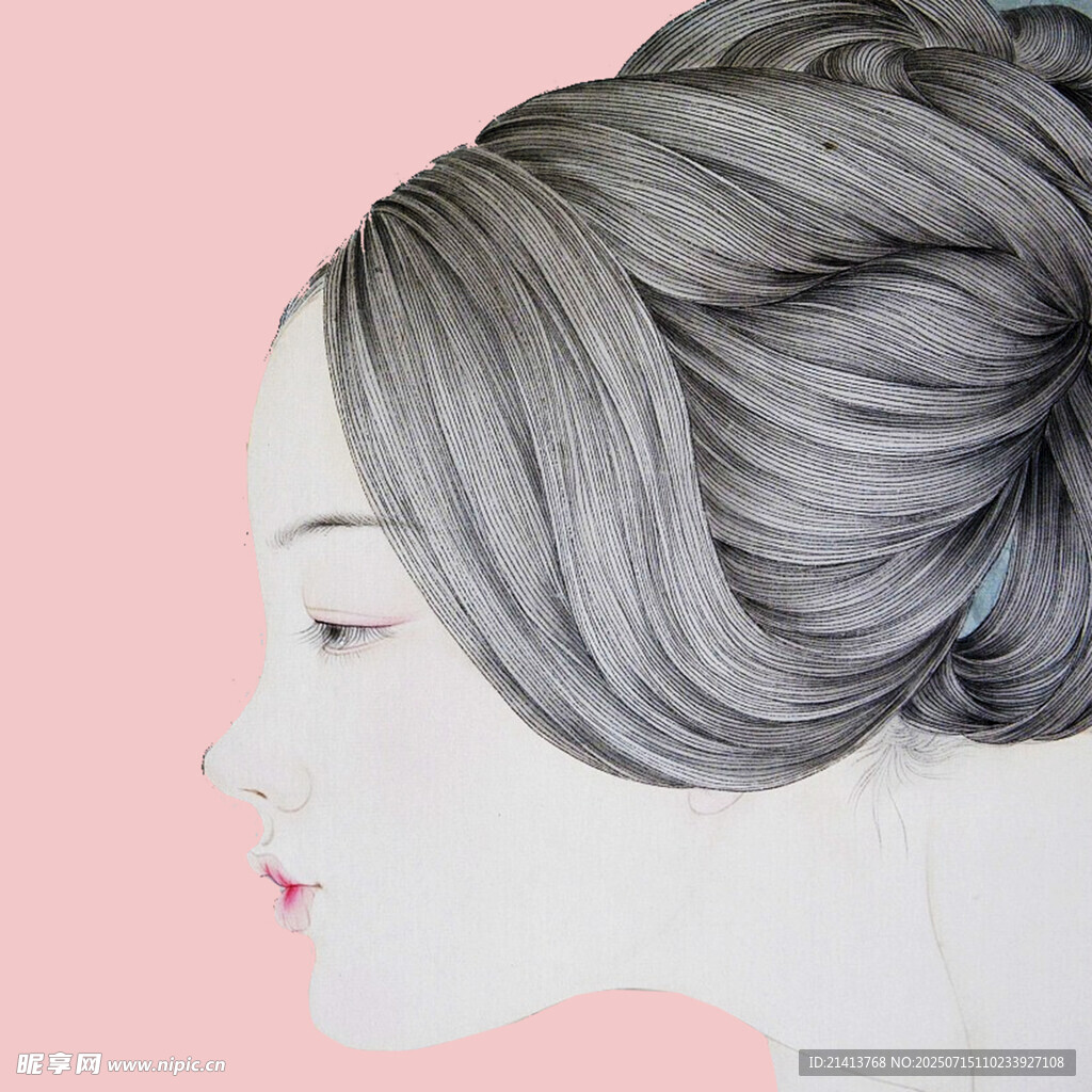 優(yōu)雅灰發(fā)盤發(fā)造型展示