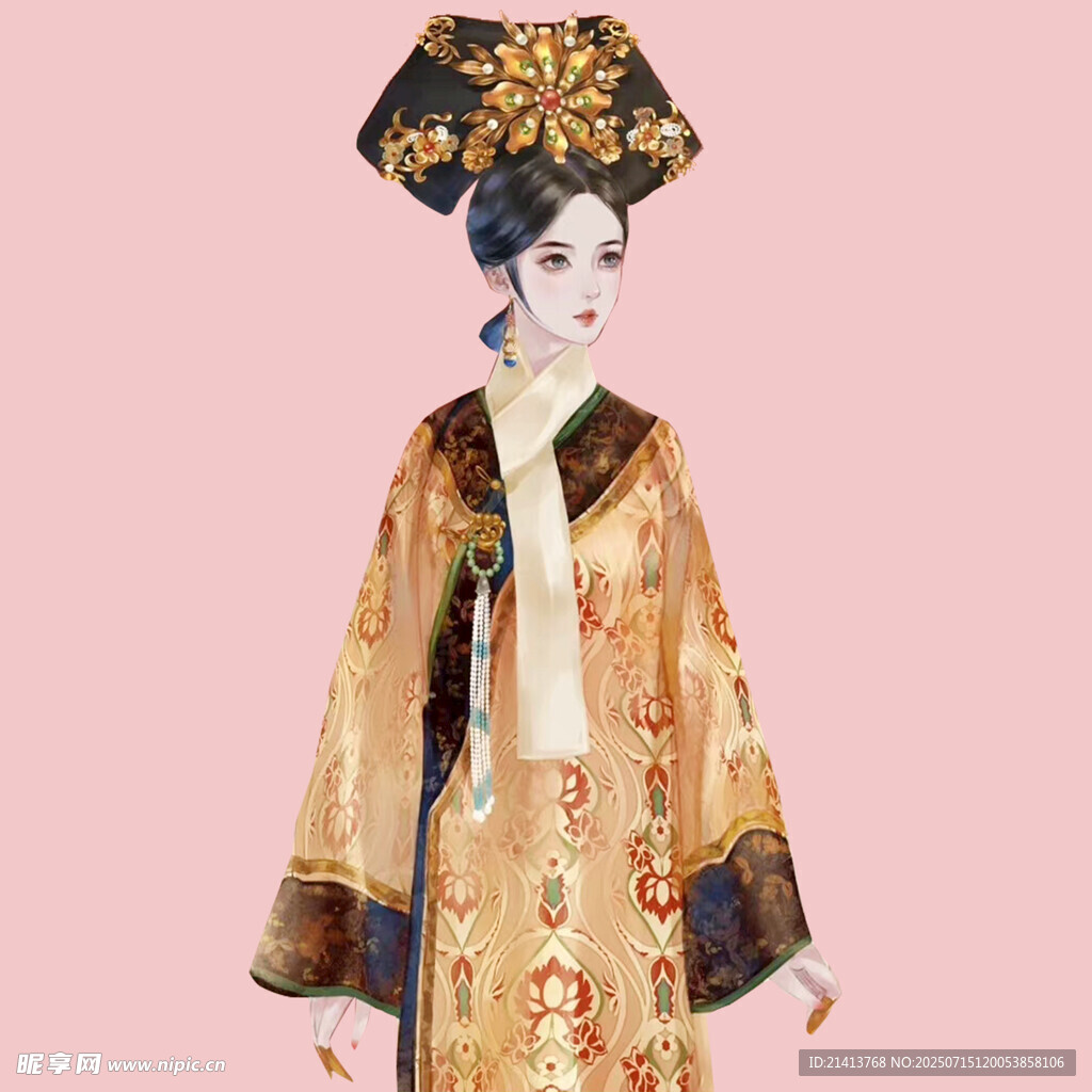 古典華服女子  盡顯東方韻味